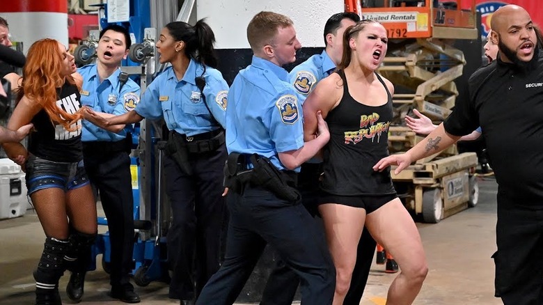 Becky Lynch and Ronda Rousey Arrested
