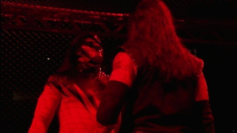 Kane confronting Undertaker
