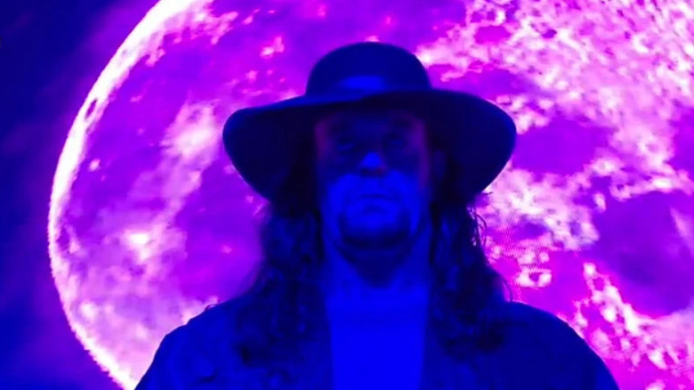 Undertaker makes his entrance