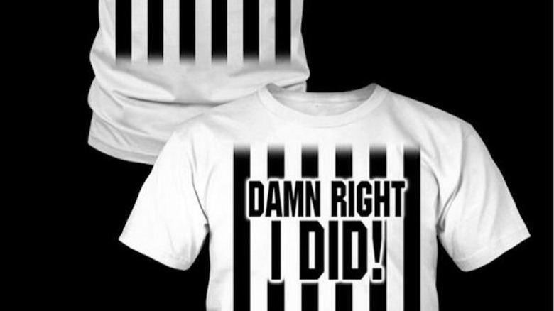 Earl Hebner's Damn Right I Did t-shirt