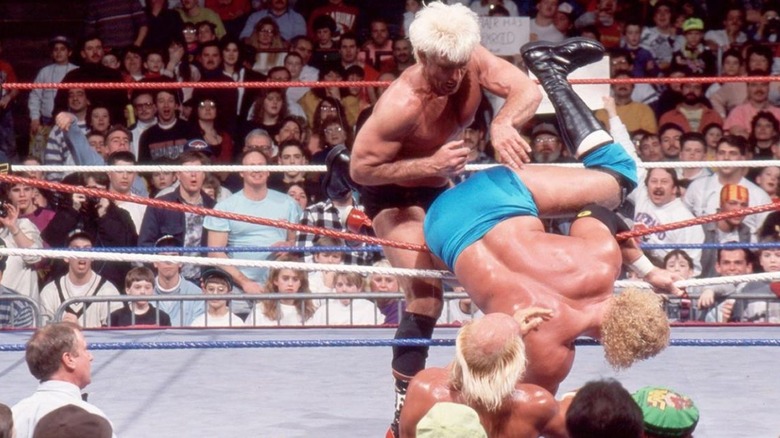 Ric Flair eliminates Sid Vicious