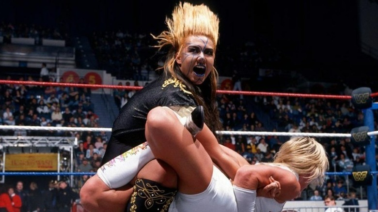 Bull Nakano wrestling Alundra Blayze