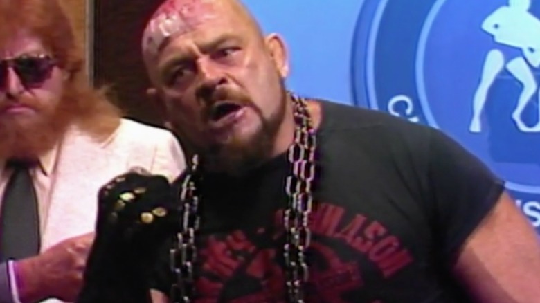 Ivan Koloff cutting a promo