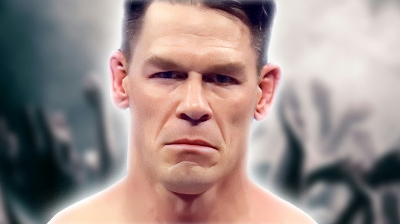 John Cena during WWE Elimination Chamber at Rogers Centre on March 1, 2025 in Toronto, Canada.