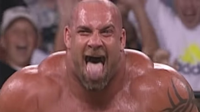 Goldberg with his tongue out