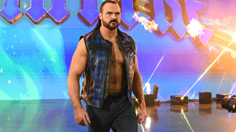 Drew McIntyre makes his way to the ring during SmackDown at the XL Center on December 20, 2024 in Hartford, Connecticut.