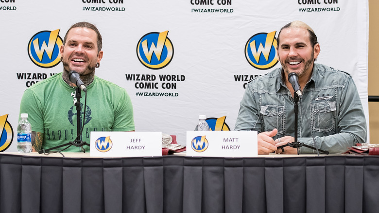 Matt and Jeff Hardy smiling