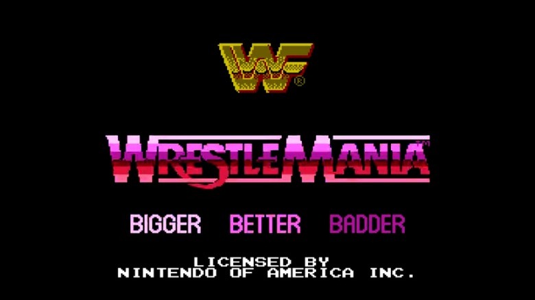 WWF WrestleMania title screen