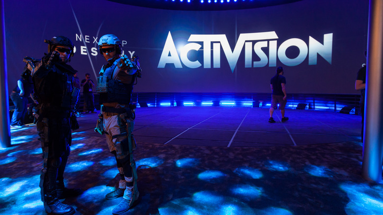 Activision booth at a trade show