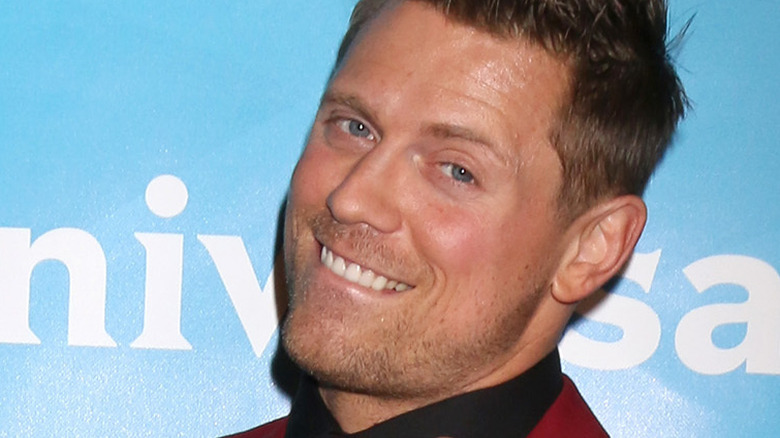 The Miz smiling