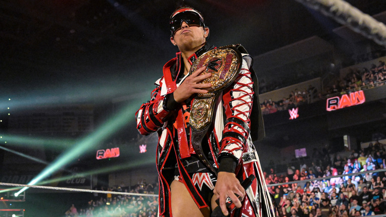 The Miz enters the ring on WWE RAW