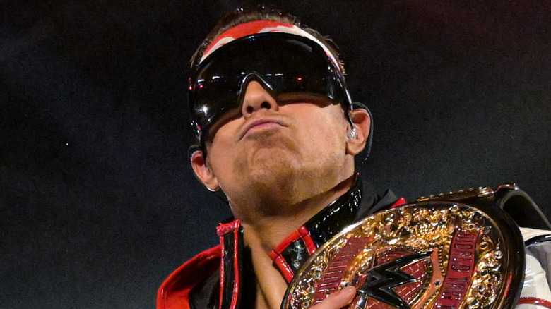 The Miz blocking out the sun with his shades