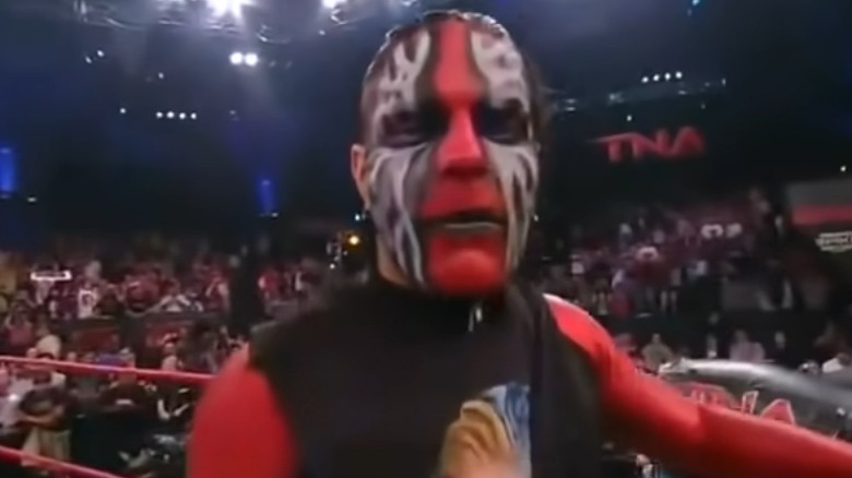 Jeff Hardy red and white facepaint