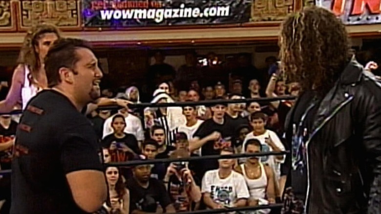Tommy Dreamer face-to-face with Raven