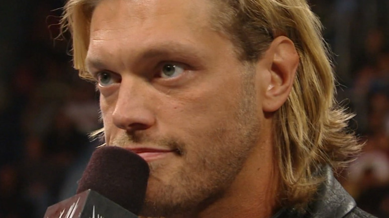 Edge announcing his retirement