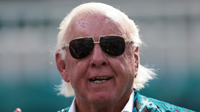 Ric Flair posing with sunglasses