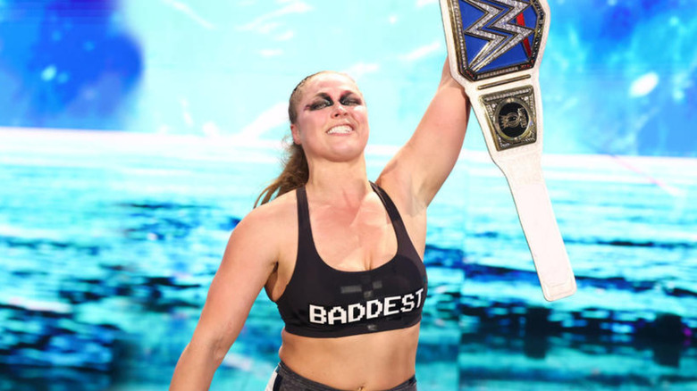 Ronda Rousey raising championship