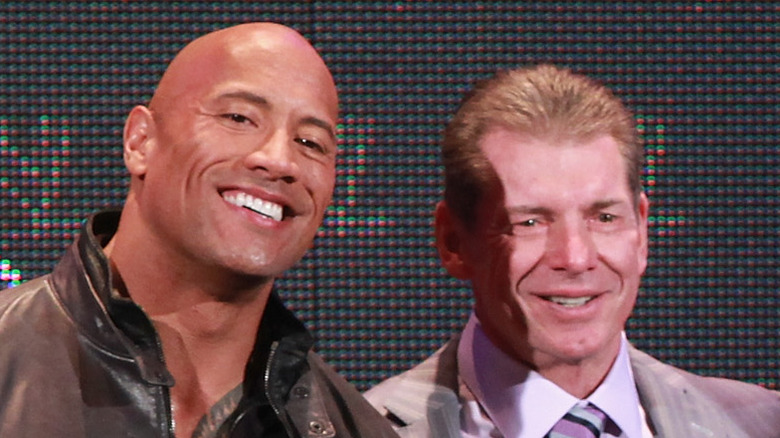 The Rock and Vince McMahon