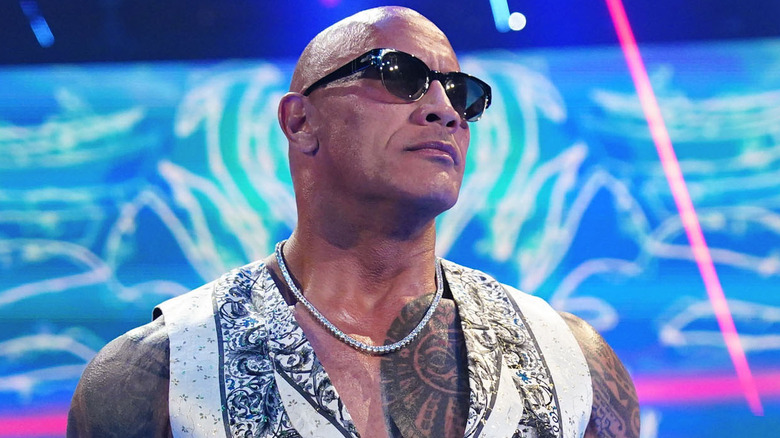 The Rock on "WWE Raw"