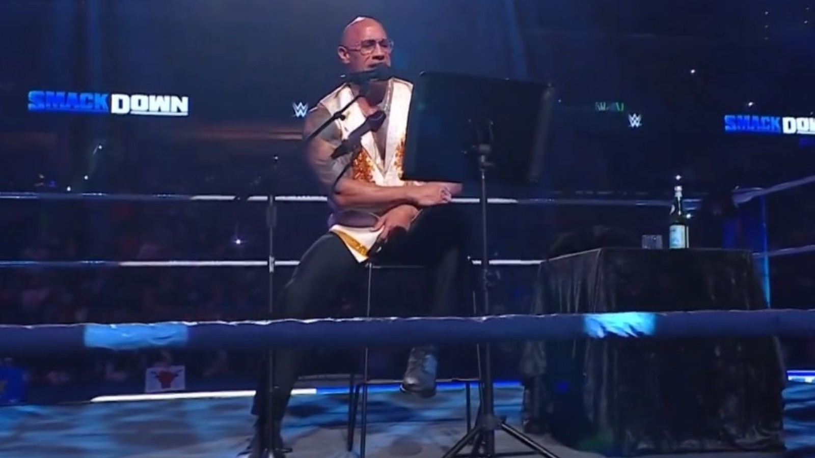 The Rock Serenades Memphis With Song About Cody Rhodes & Seth Rollins On WWE SmackDown