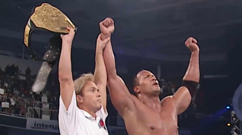 The Rock crowned WCW World Champion