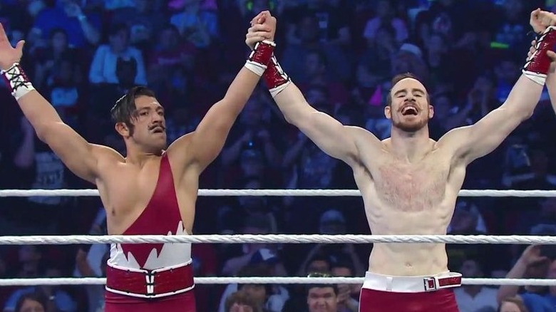 The Vaudevillains after their Smackdown debut