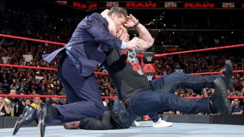 Vince McMahon getting stunned