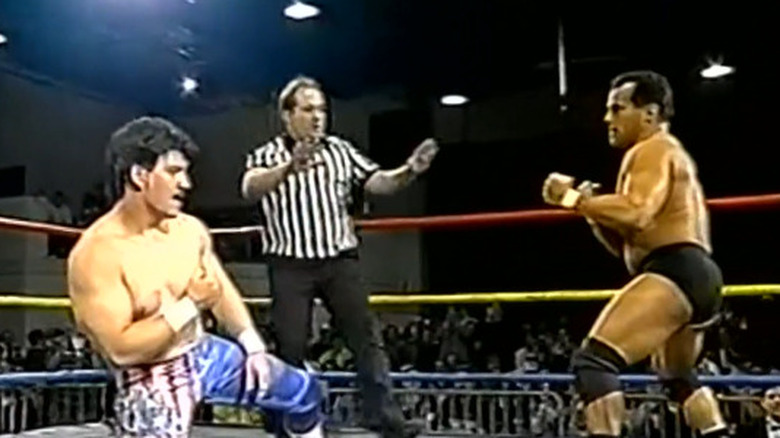 Eddie Guerrero fights Dean Malenko