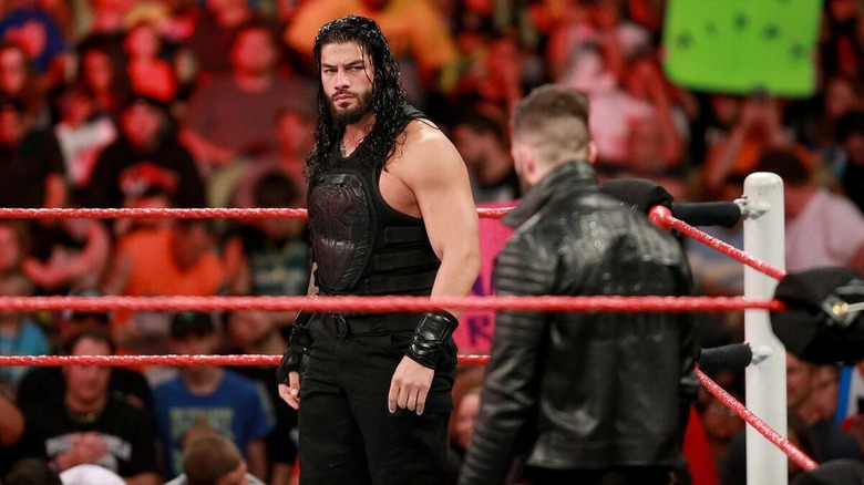 Roman Reigns' first TV appearance after being suspended