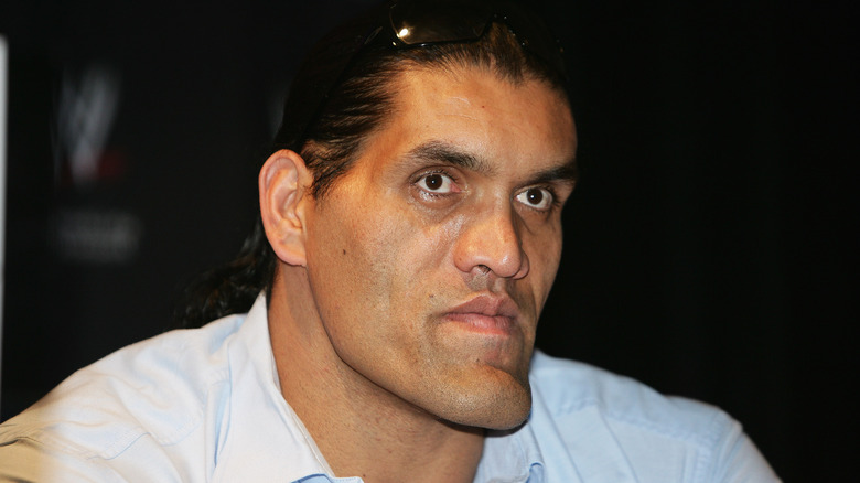 The Great Khali looking thoughtful