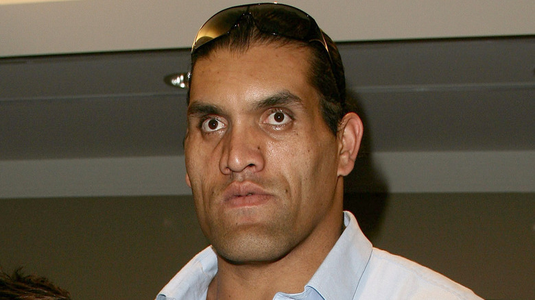 The Great Khali looking stunned