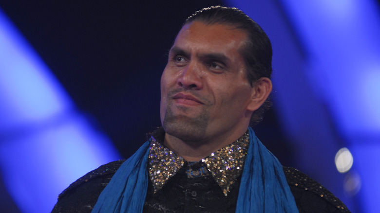 The Great Khali smiling