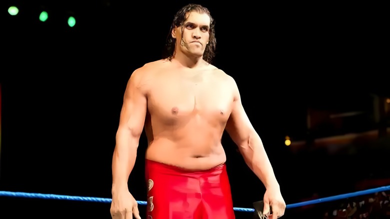 The Great Khali looking sad