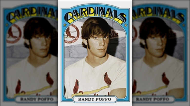 randy poffo cardinals baseball card