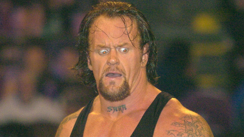 Mark "The Undertaker" Calaway in the ring