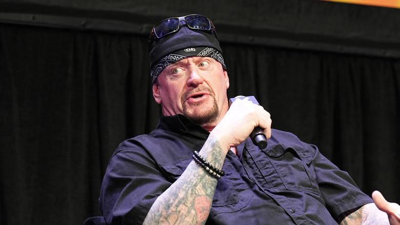 The Undertaker talking