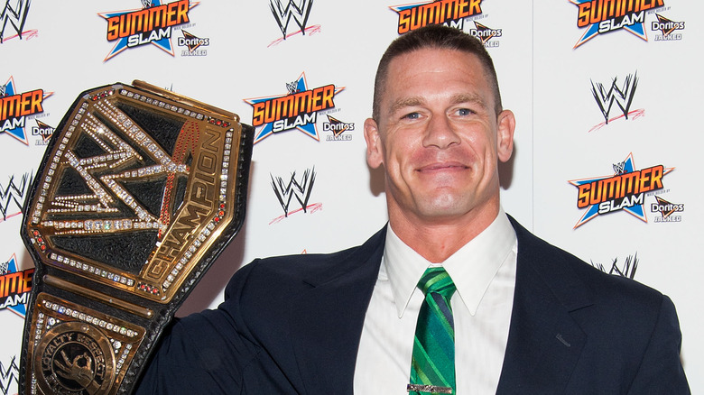 John Cena with WWE Championship