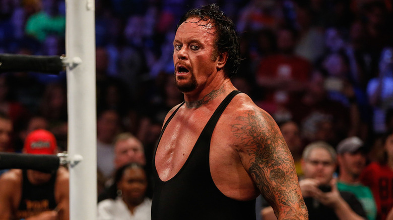 The Undertaker during a match in WWE