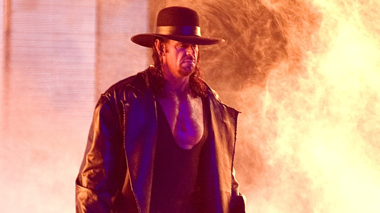 The Undertaker making his entrance