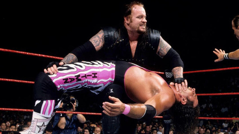 The Undertaker and Bret Hart at SummerSlam