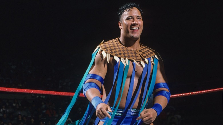 Dwayne Johnson as Rocky Maivia