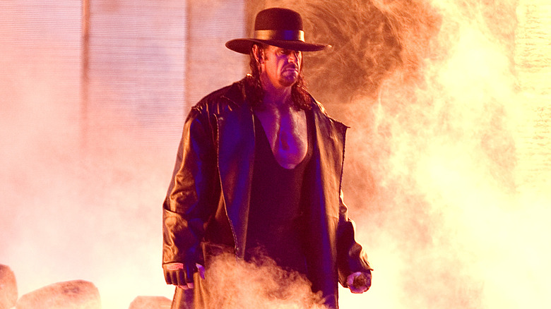 The Undertaker walking to the ring