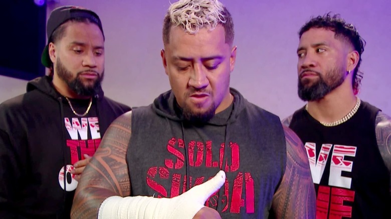 The Usos & Solo speaking