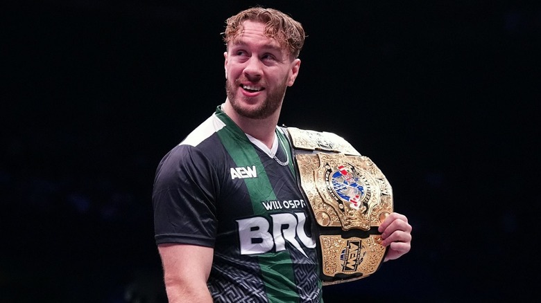 Will Ospreay with AEW International Championship