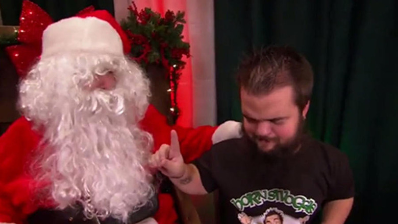 Santa gives Hornswoggle a voice