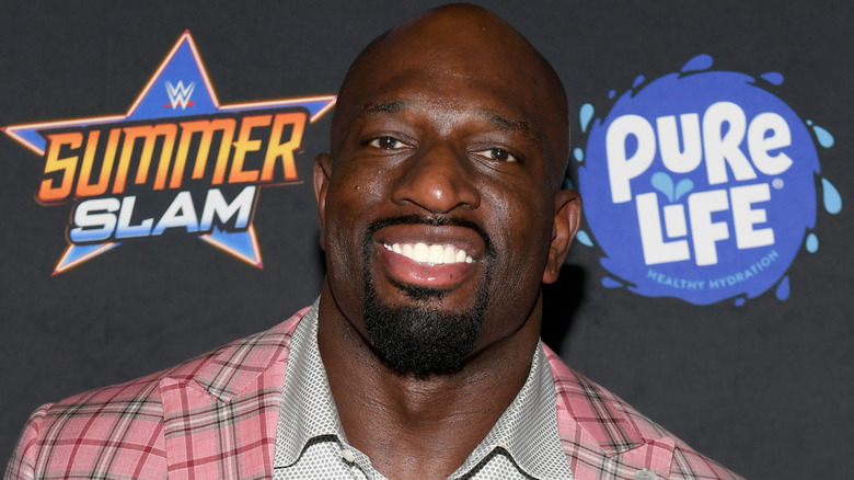 Titus O'Neil at SummerSlam after party in 2021