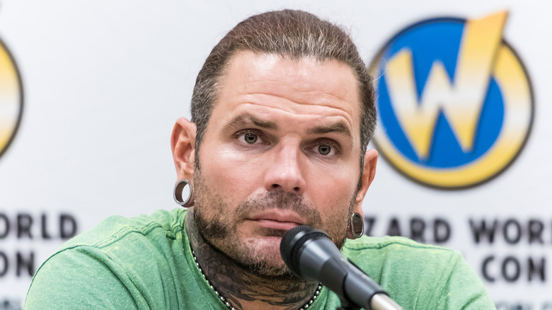 Jeff Hardy looking serious