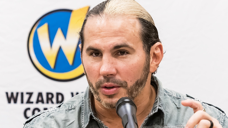 Matt Hardy speaking