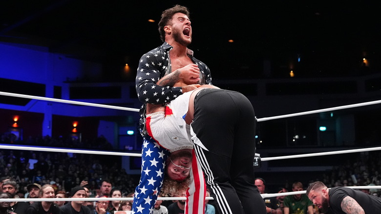 MJF and Will Ospreay wrestling