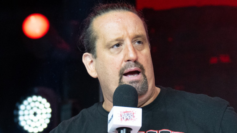 Tommy Dreamer cutting a promo